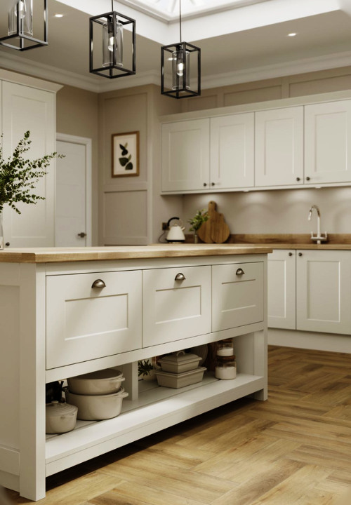 beige kitchen color scheme