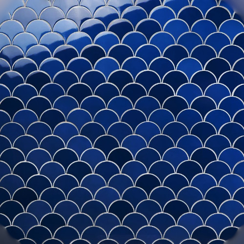 blue ceramic patterned wall floor tile