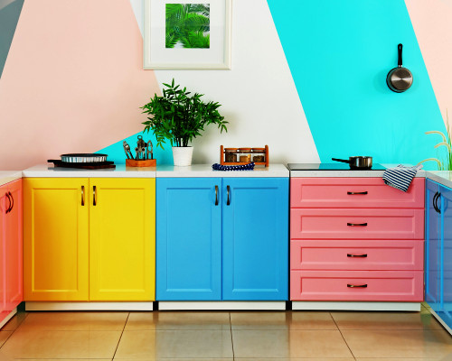 pick and mix colors kitchen color scheme